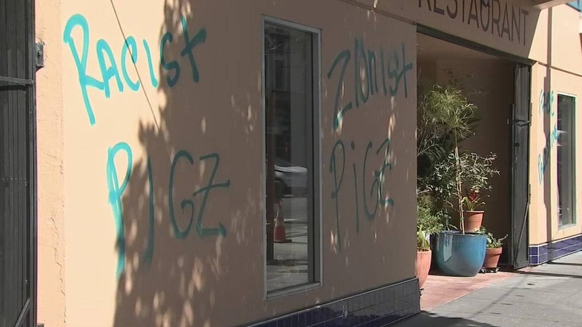 Jewish business defaced; hate crimes up in San Francisco